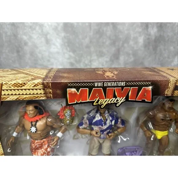WWE Mattel Elite‎ The Rock WWE Generations Maivia Legacy 3-Pack Exclusive - Picture 5 of 10